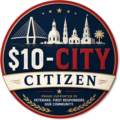$10-City Citizen — proud supporter of veterans, first responders, our community